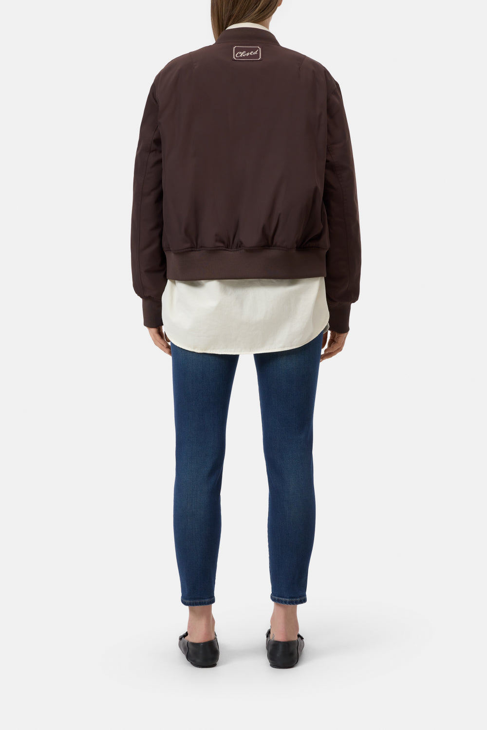 Closed Blouson Jack – Bruin-100% polyester-DAMES JASSEN & JACKS-Bruin