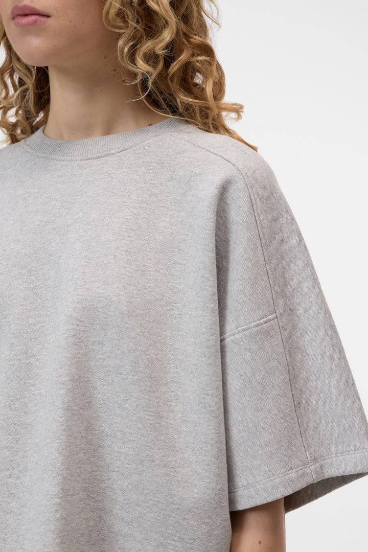 Closed Deep Yoke T-shirt – Grijs-100% katoen-DAMES TOPS & BLOUSES-Grijs