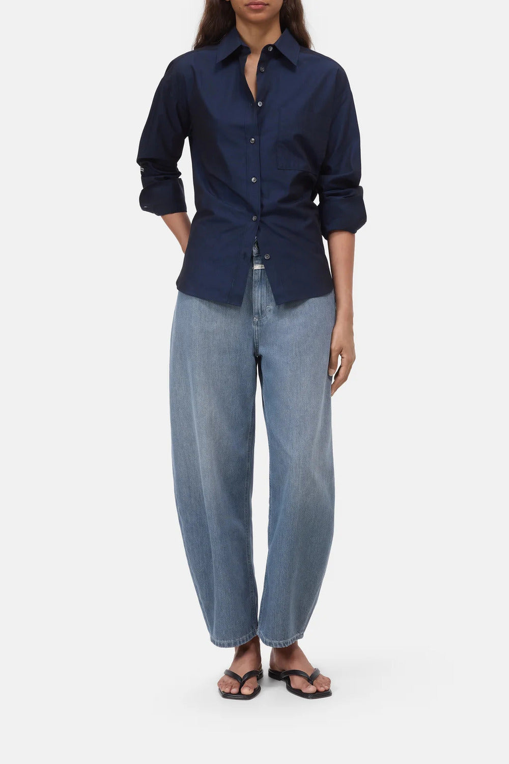 Closed Jazzie jeans – Grijs-100% katoen-DAMES BROEKEN-Grijs