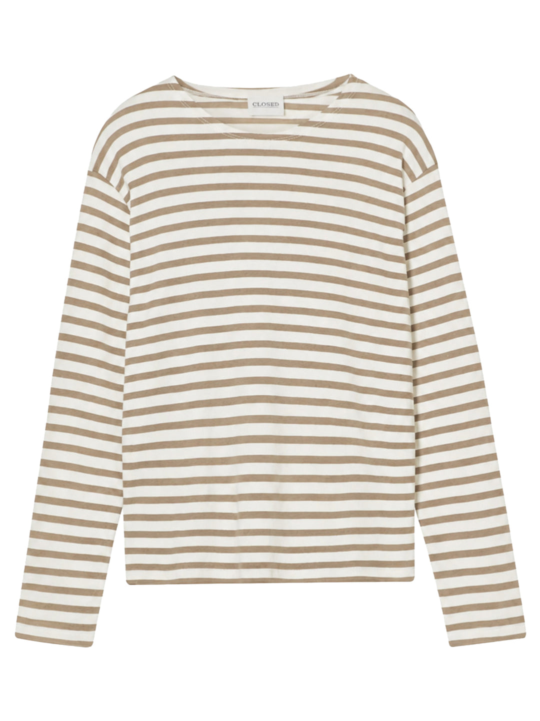 Closed longsleeve van katoenmix – Bruin-50% modal, 50% katoen-DAMES TOPS & BLOUSES-Bruin