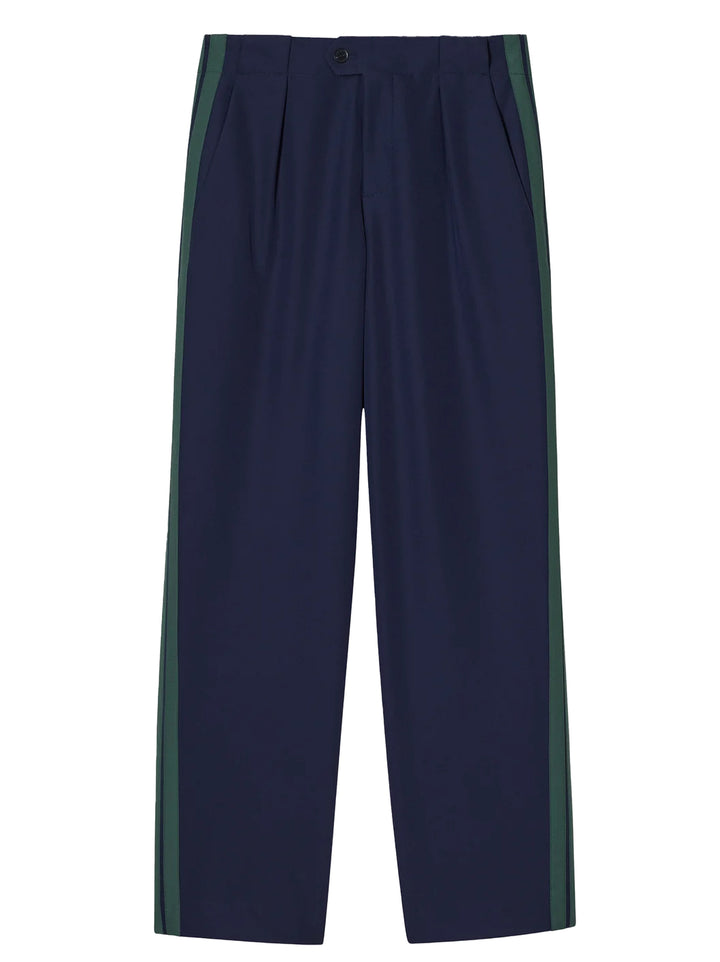 Closed Mawson Wide Pants – Blauw-85% polyamide, 15% elastaan-DAMES BROEKEN-Blauw