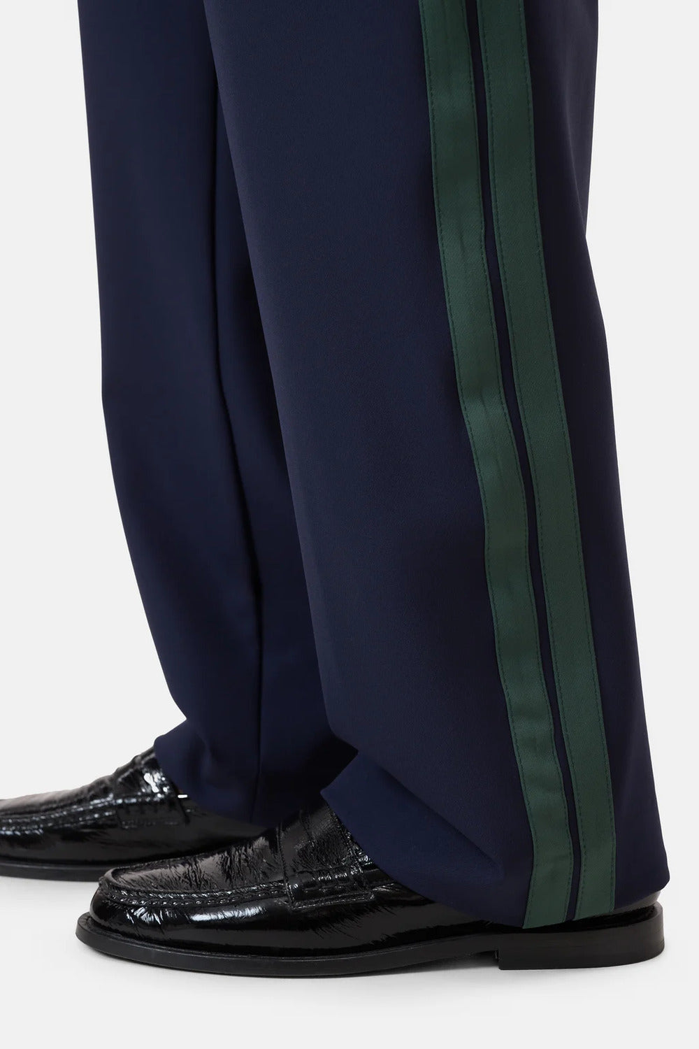 Closed Mawson Wide Pants – Blauw-85% polyamide, 15% elastaan-DAMES BROEKEN-Blauw