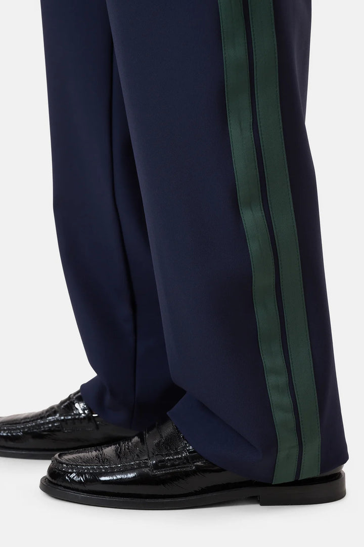 Closed Mawson Wide Pants – Blauw-85% polyamide, 15% elastaan-DAMES BROEKEN-Blauw