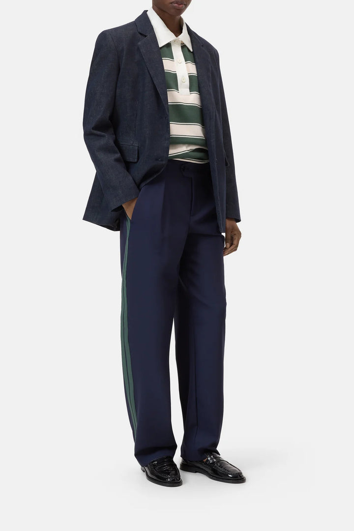 Closed Mawson Wide Pants – Blauw-85% polyamide, 15% elastaan-DAMES BROEKEN-Blauw