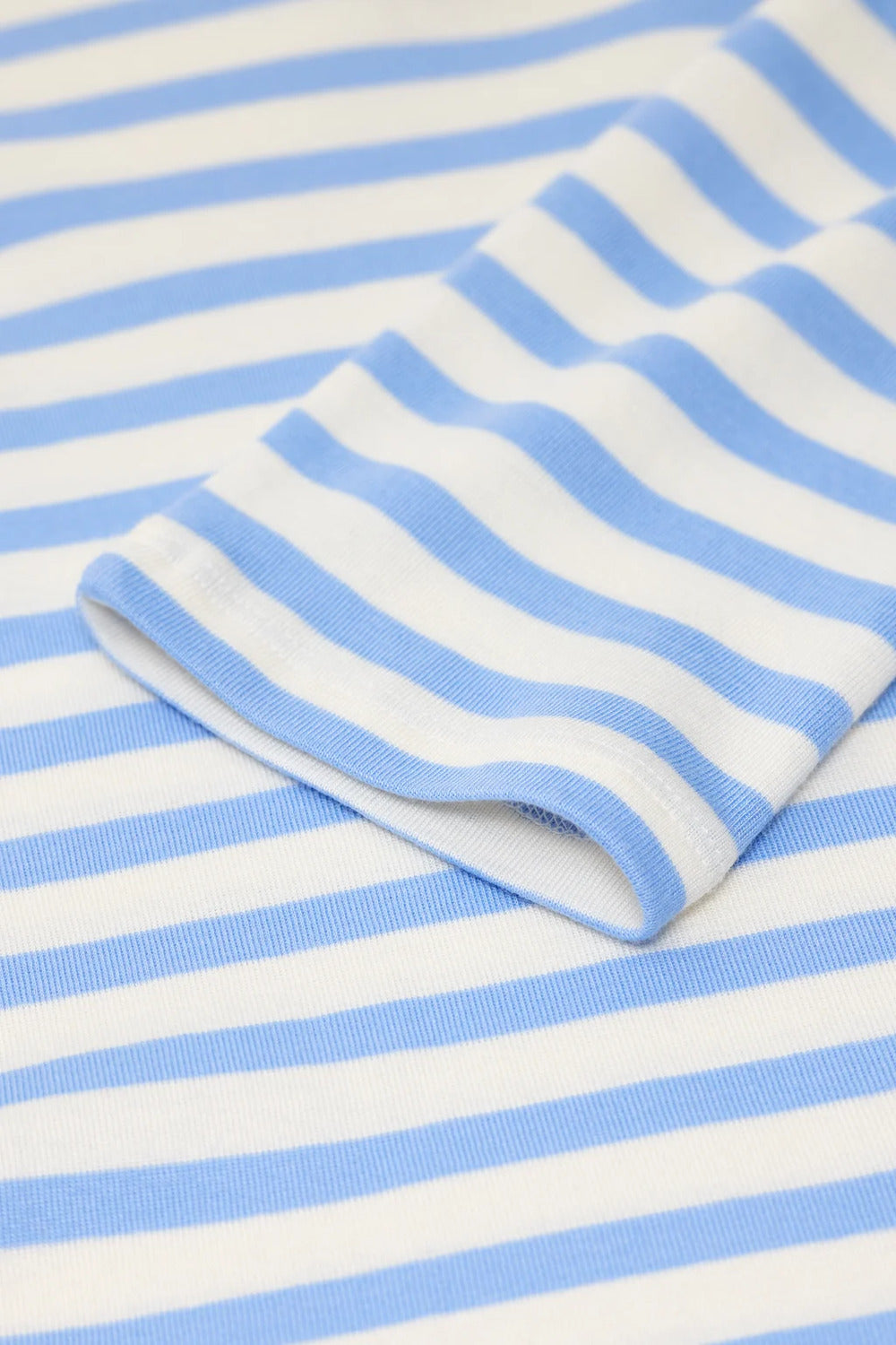 Closed Relaxed T‑shirt Lange Mouw – Blauw-50% katoen, 50% modal-DAMES TOPS & BLOUSES-Blauw