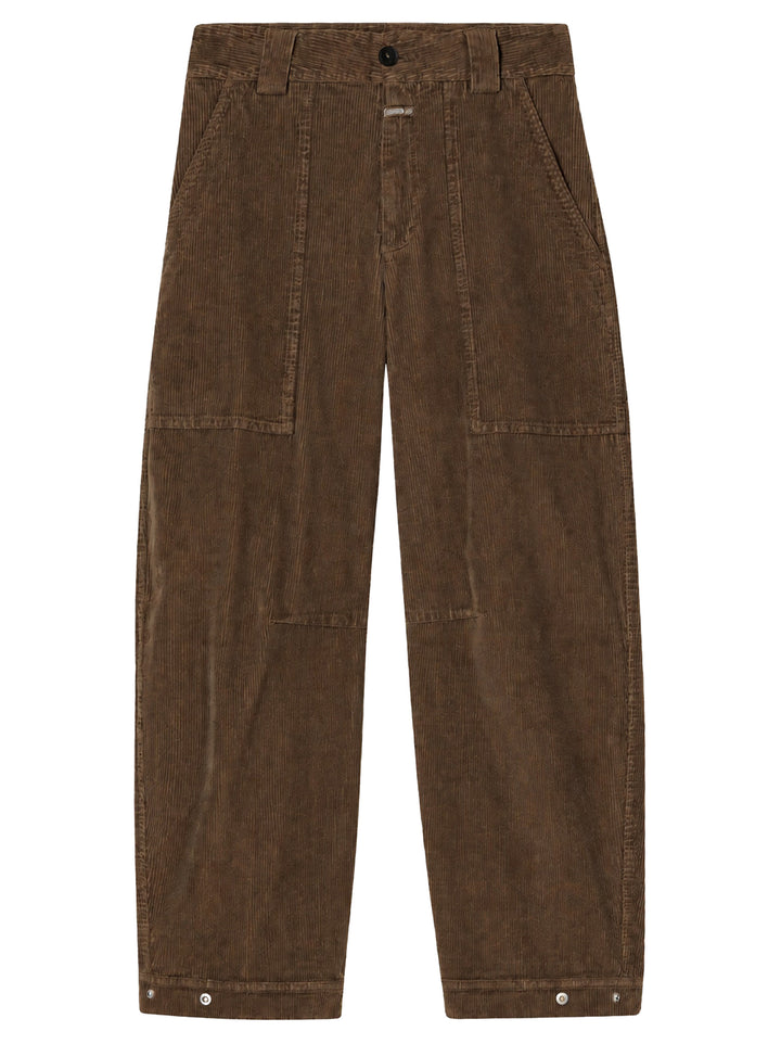 Closed Rhannon pantalon – Bruin-97% katoen, 3% elastaan-DAMES BROEKEN-Bruin