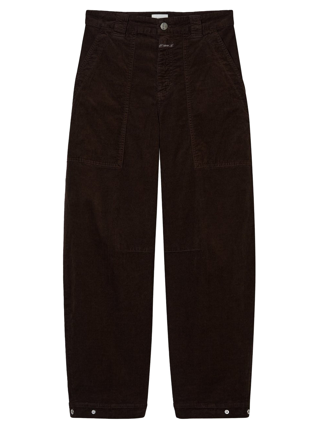 Closed Rhannon pantalon – Bruin-97% katoen, 3% elastaan-DAMES BROEKEN-Bruin