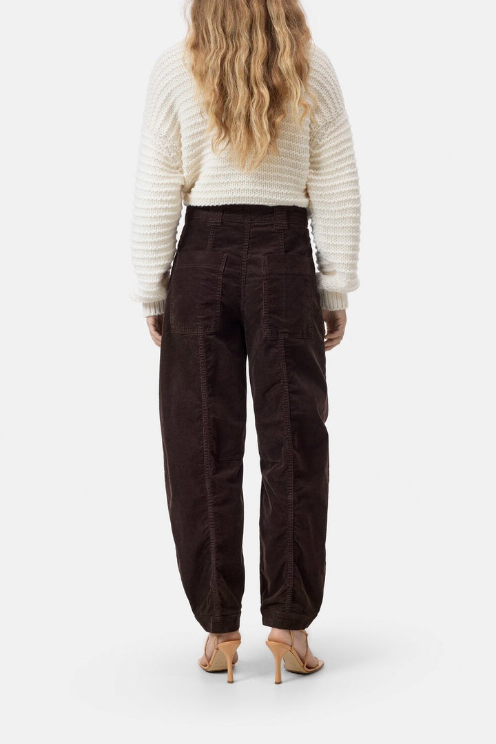 Closed Rhannon pantalon – Bruin-97% katoen, 3% elastaan-DAMES BROEKEN-Bruin