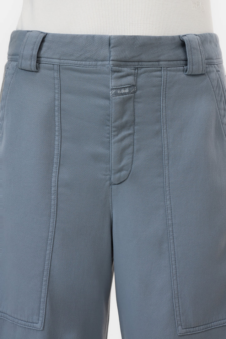 Closed Rhannon Pantalon – Grijs-98% katoen, 2% elastaan-DAMES BROEKEN-Grijs
