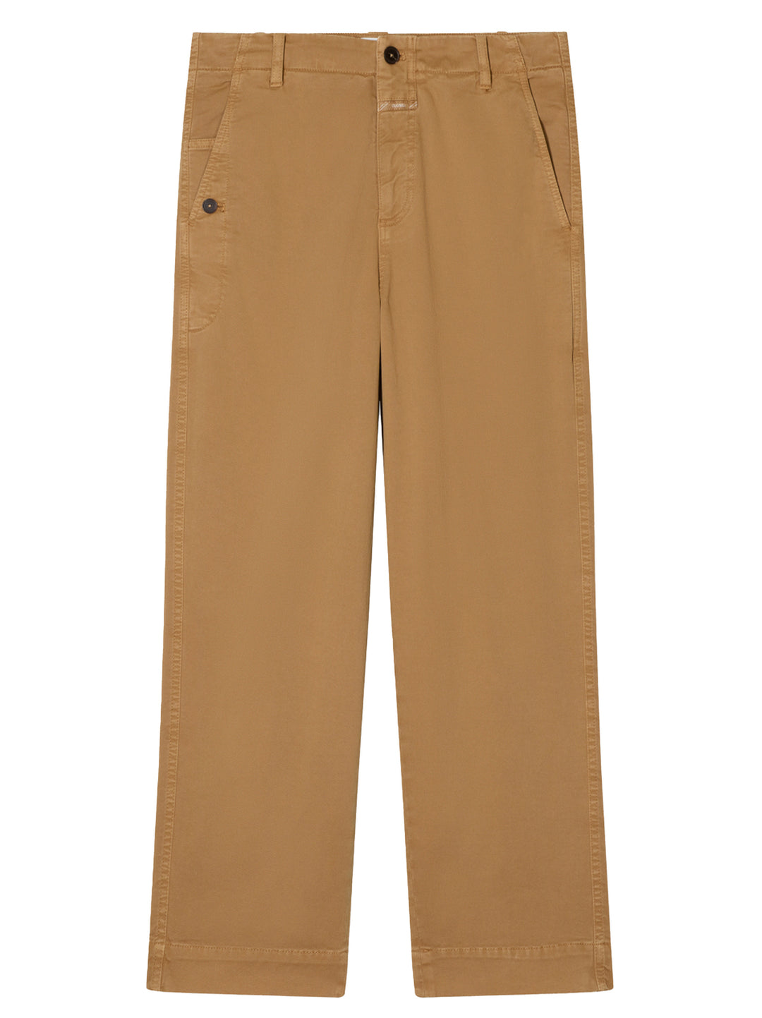 Closed Rovea Pantalon – Bruin-97% katoen, 3% elastaan-DAMES BROEKEN-Bruin