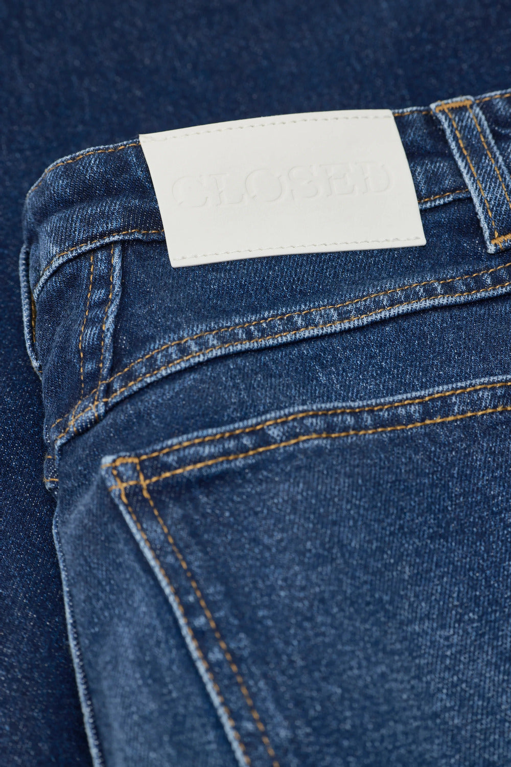 Closed Stover-X Relaxed Jeans – Blauw-99% katoen, 1% elastaan-DAMES BROEKEN-Blauw