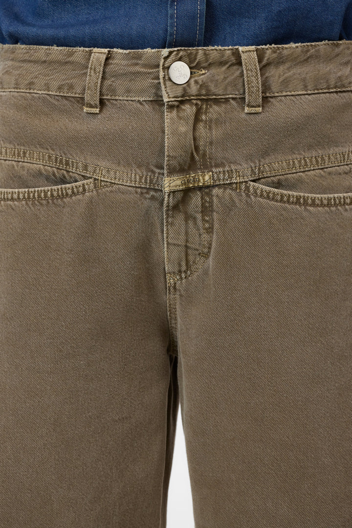 Closed Tori-X Barrel Fit Jeans – Bruin-100% katoen-DAMES BROEKEN-Bruin