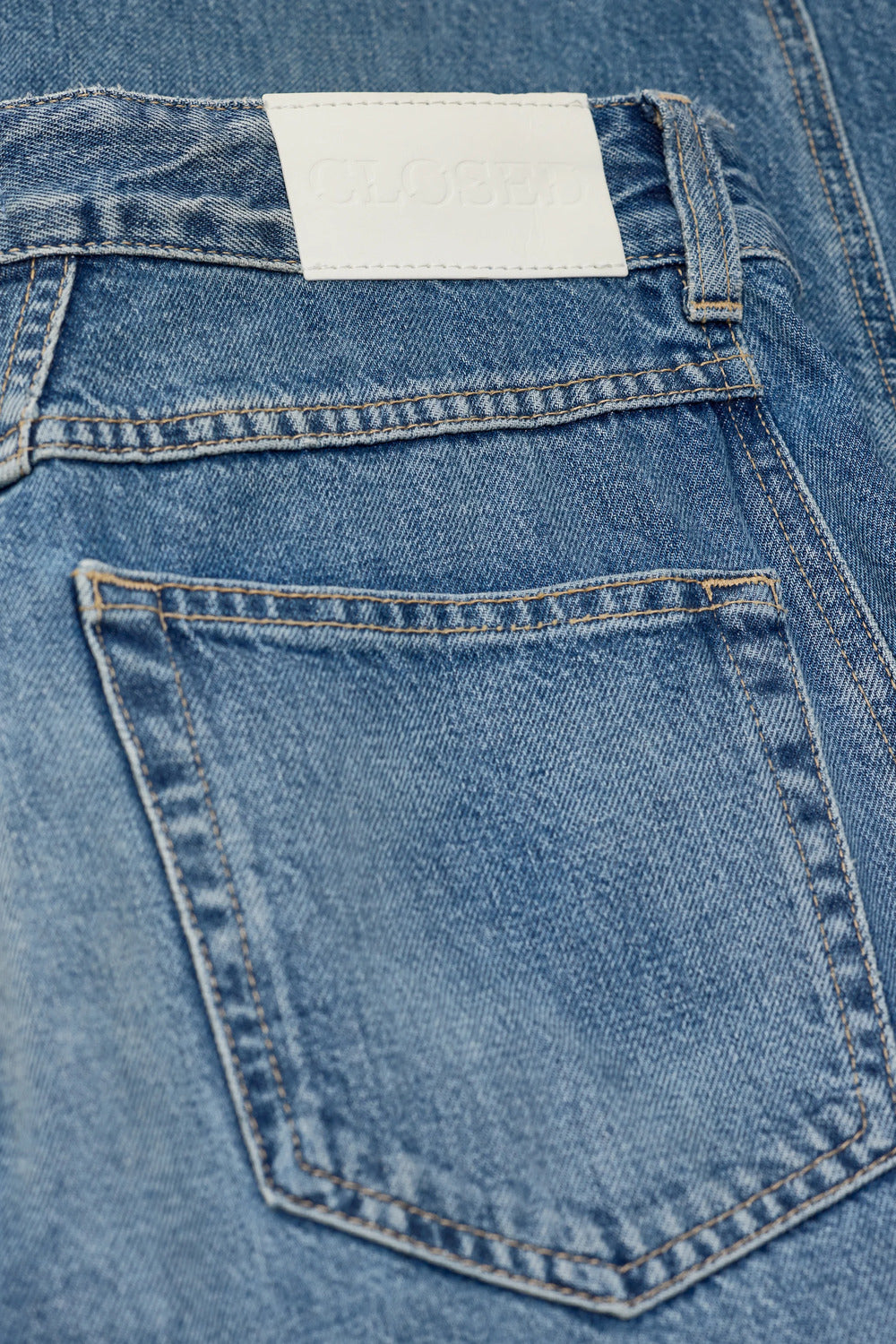 Closed Tori-X Barrel Jeans – Blauw-100% katoen-DAMES BROEKEN-Blauw