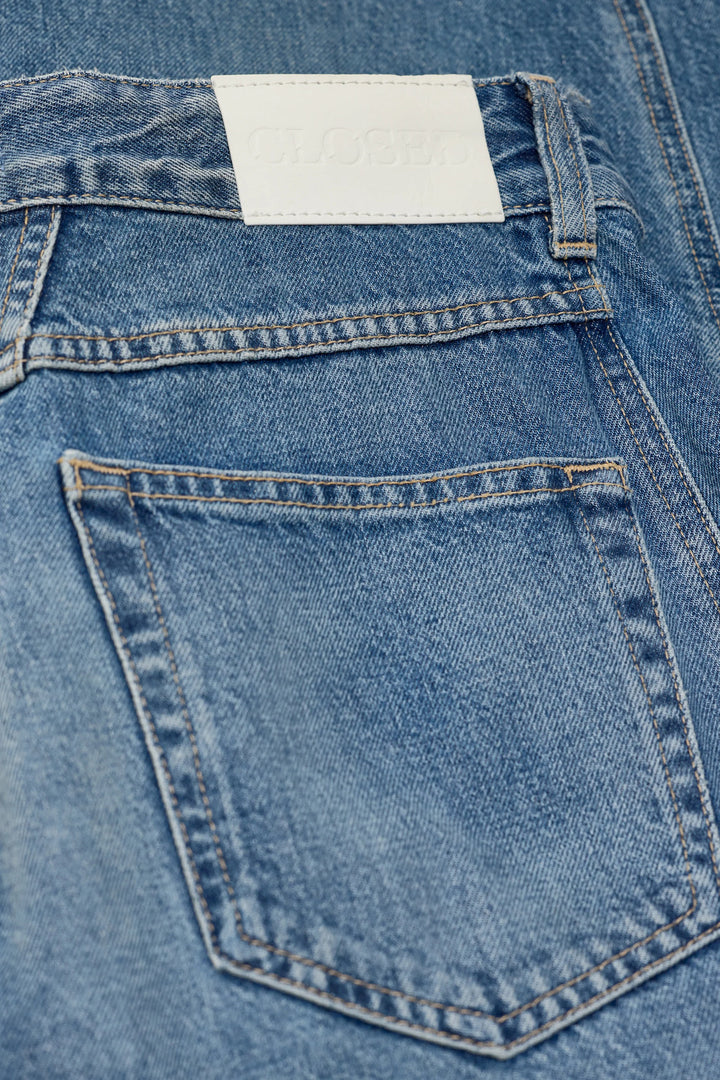 Closed Tori-X Barrel Jeans – Blauw-100% katoen-DAMES BROEKEN-Blauw