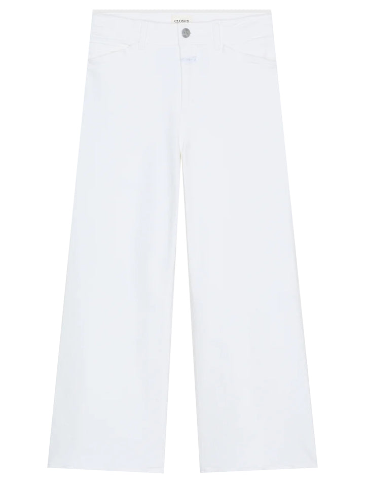 Closed Wera Wide Jeans – Wit-99% katoen, 1% elastaan-DAMES BROEKEN-Wit