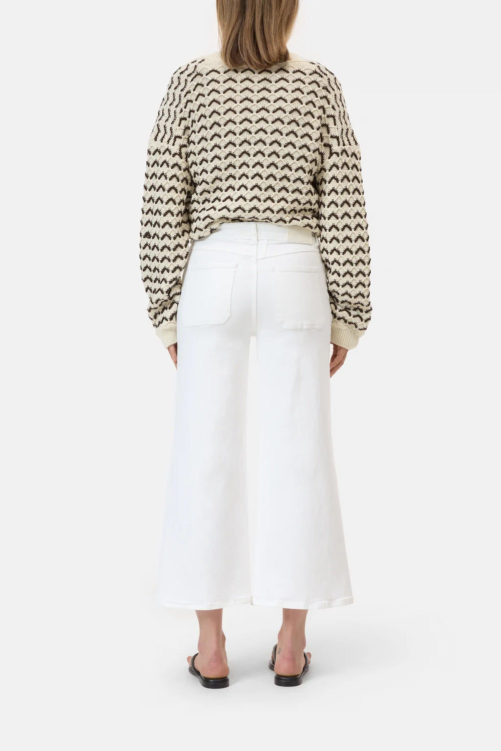 Closed Wera Wide Jeans – Wit-99% katoen, 1% elastaan-DAMES BROEKEN-Wit