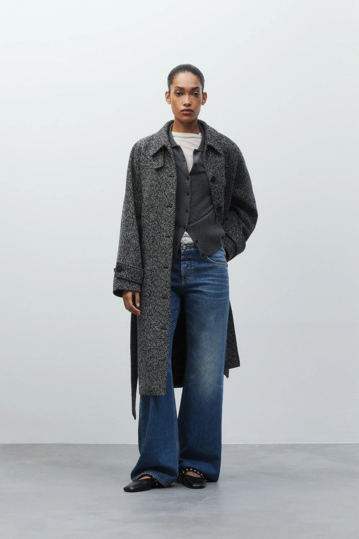 Closed Wide Jeans Gillan – Blauw-80% katoen, 20% elastaan-DAMES BROEKEN-Blauw