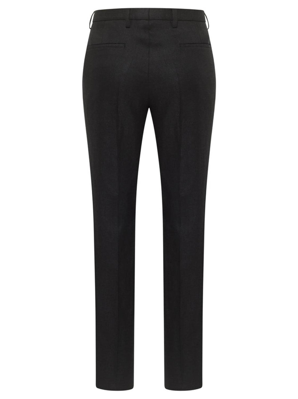 Club of Gents CG PACO-61% linnen, 36% lyocell, 2% polyamide, 1% elasthaan-HEREN PAKKEN & COLBERTS-Zwart