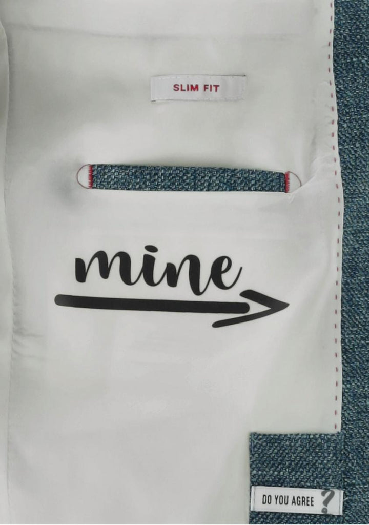 Club of Gents CG PAUL-61% linnen, 36% lyocell, 2% polyamide, 1% elasthaan-HEREN PAKKEN & COLBERTS-Groen