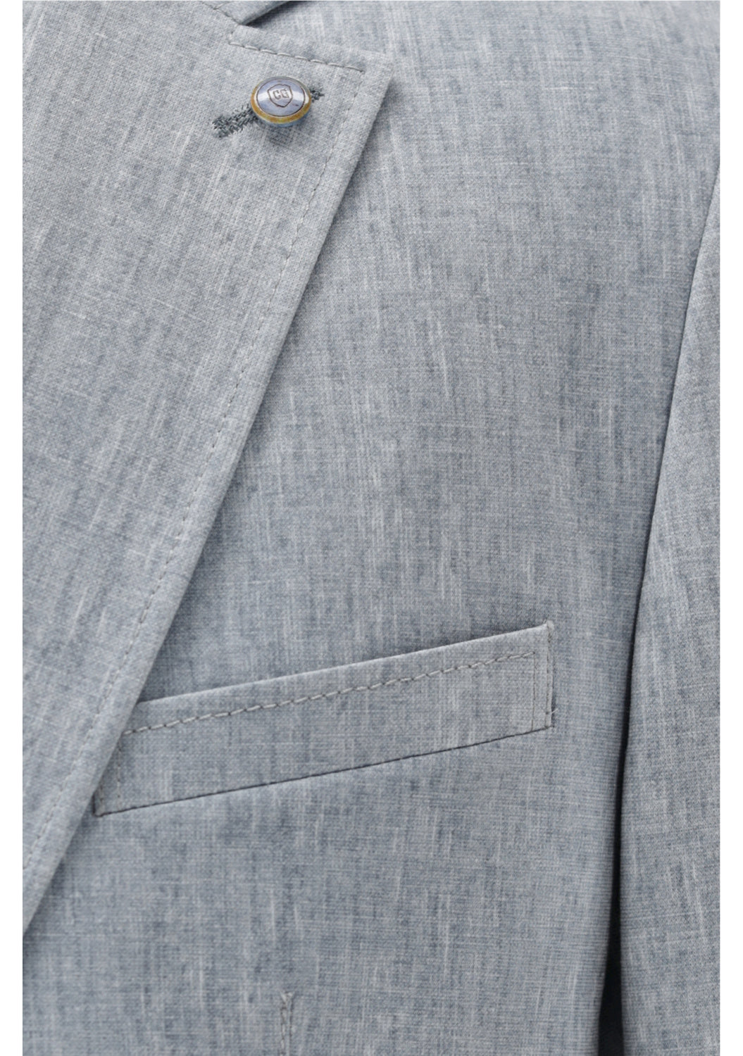 Club of Gents colbert CARTER-73% Polyester<br />22% Viscose<br />5% Elastaan-HEREN PAKKEN & COLBERTS-Blauw