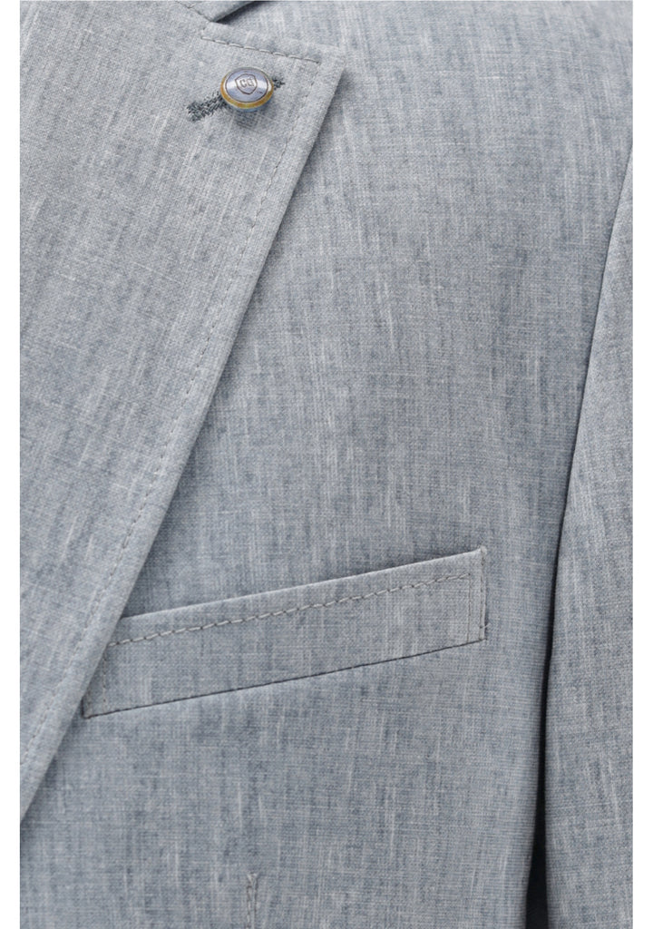 Club of Gents colbert CARTER-73% Polyester<br />22% Viscose<br />5% Elastaan-HEREN PAKKEN & COLBERTS-Blauw