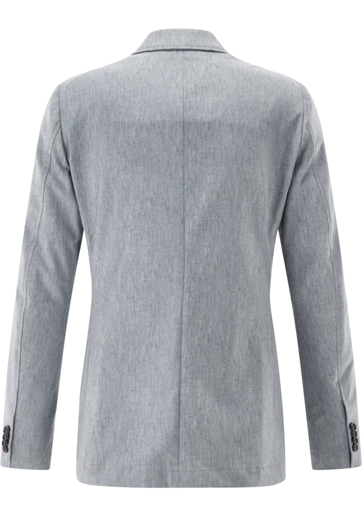 Club of Gents colbert CARTER-73% Polyester<br />22% Viscose<br />5% Elastaan-HEREN PAKKEN & COLBERTS-Blauw