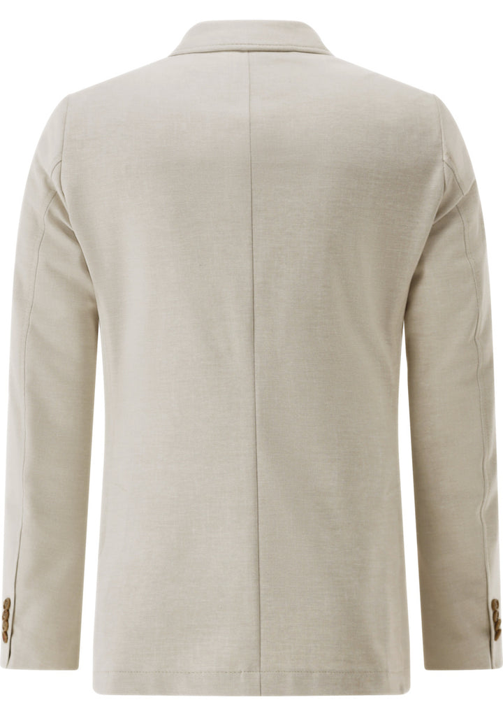 Club of Gents colbert CG Carter-J SV-94% Polyester<br />6% Elastaan-HEREN PAKKEN & COLBERTS-Beige