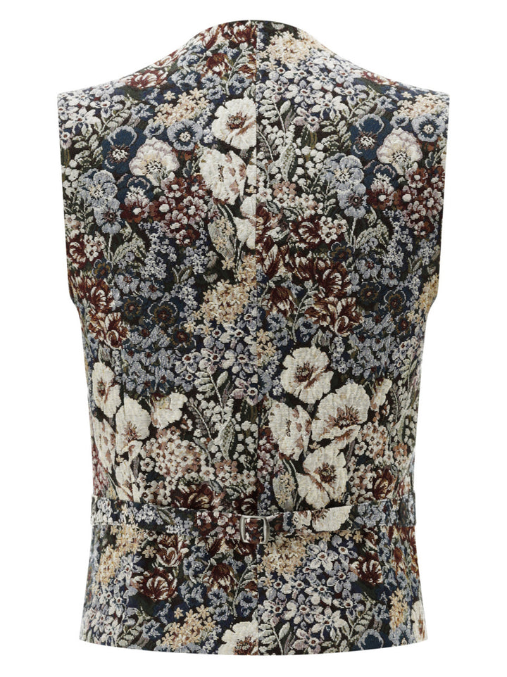 Club of Gents gilet CG Plum-58% PES (polyester)<br />32% CO (katoen)<br />5% PAN (polyacryl)<br />4% AF (kunstmatige veze