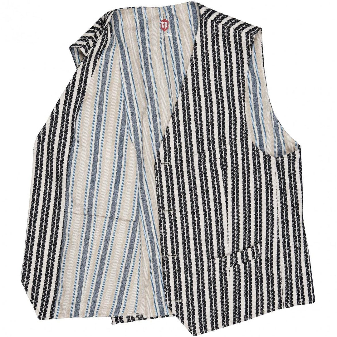 Club of Gents gilet Mosley-65% polyester, 35% katoen-HEREN PAKKEN & COLBERTS-Blauw