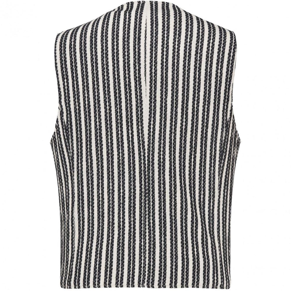 Club of Gents gilet Mosley-65% polyester, 35% katoen-HEREN PAKKEN & COLBERTS-Blauw