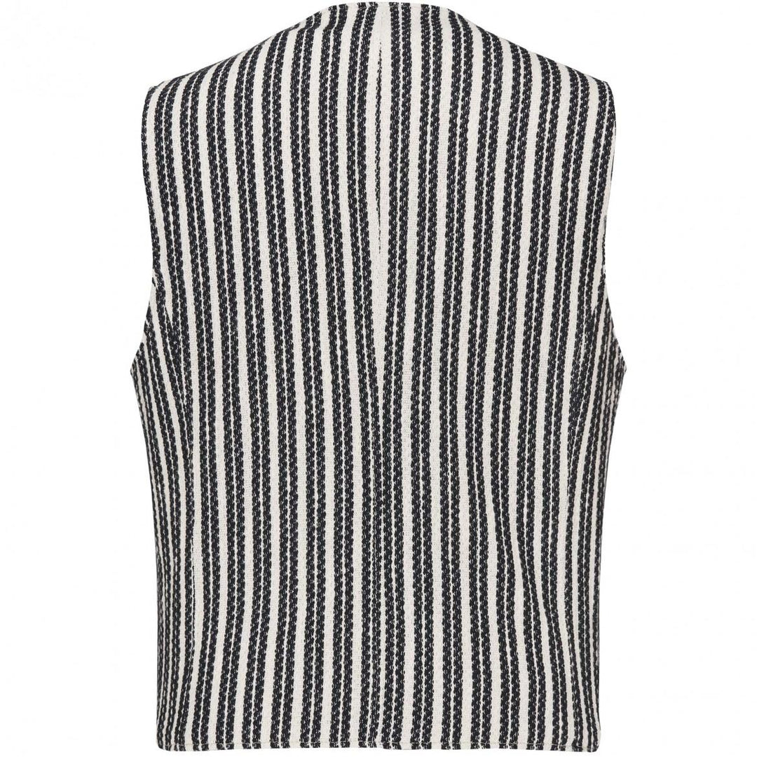 Club of Gents gilet Mosley-65% polyester, 35% katoen-HEREN PAKKEN & COLBERTS-Blauw