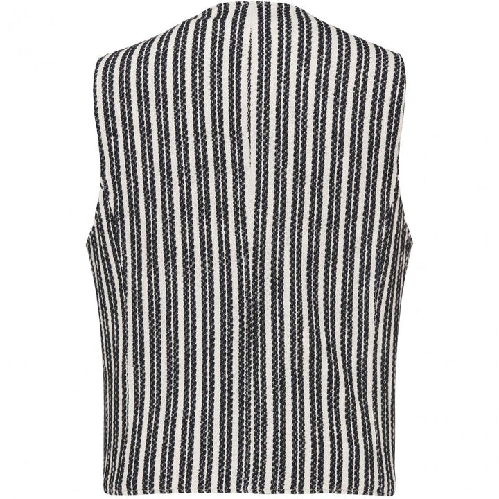 Club of Gents gilet Mosley-65% polyester, 35% katoen-HEREN PAKKEN & COLBERTS-Blauw