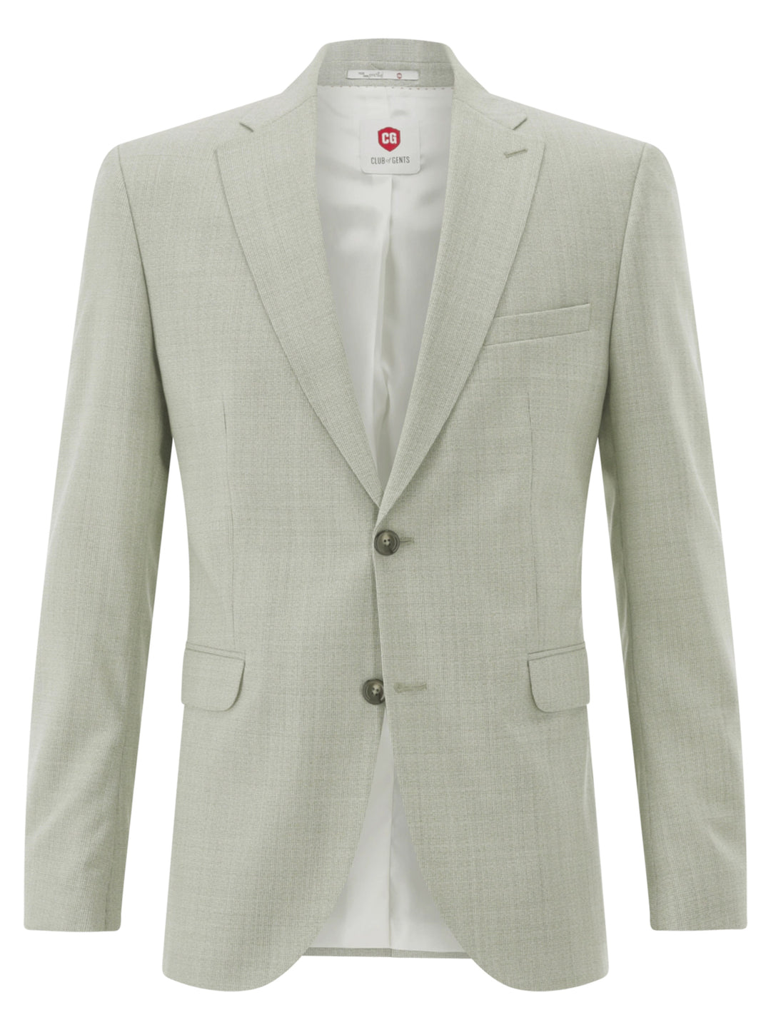 Club of Gents – Mix & Match Colbert Groen-60% acetaat, 40% polyester-HEREN PAKKEN & COLBERTS-Groen