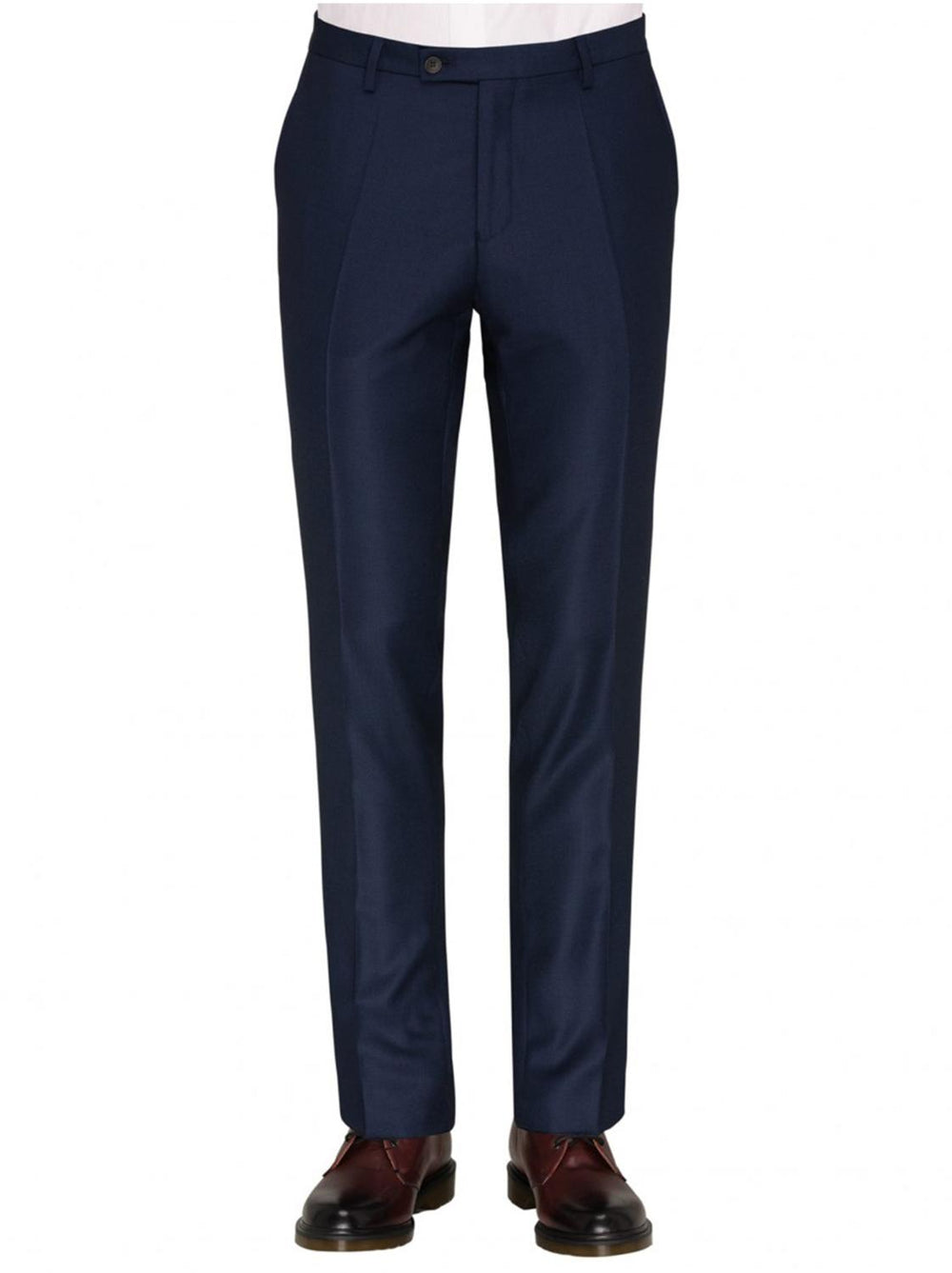 Club of Gents pantalon-100% wol-HEREN PAKKEN & COLBERTS-Blauw