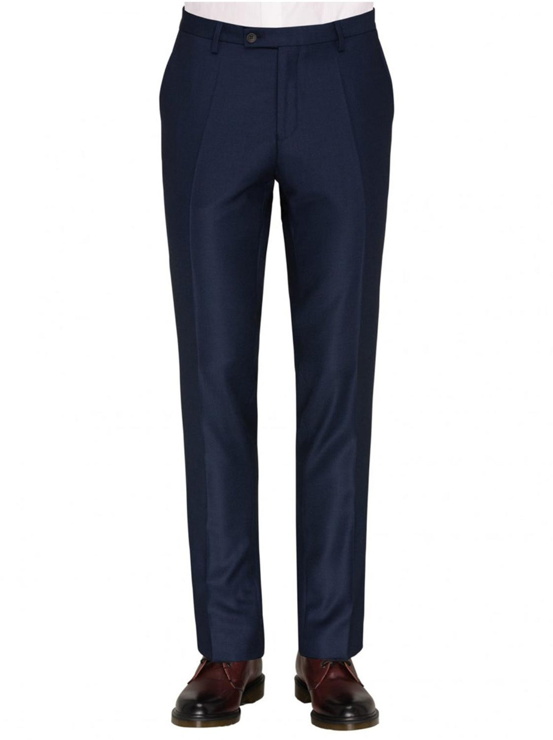 Club of Gents pantalon-100% wol-HEREN PAKKEN & COLBERTS-Blauw