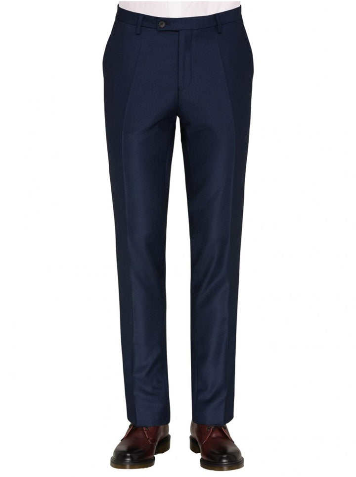 Club of Gents pantalon-100% wol-HEREN PAKKEN & COLBERTS-Blauw