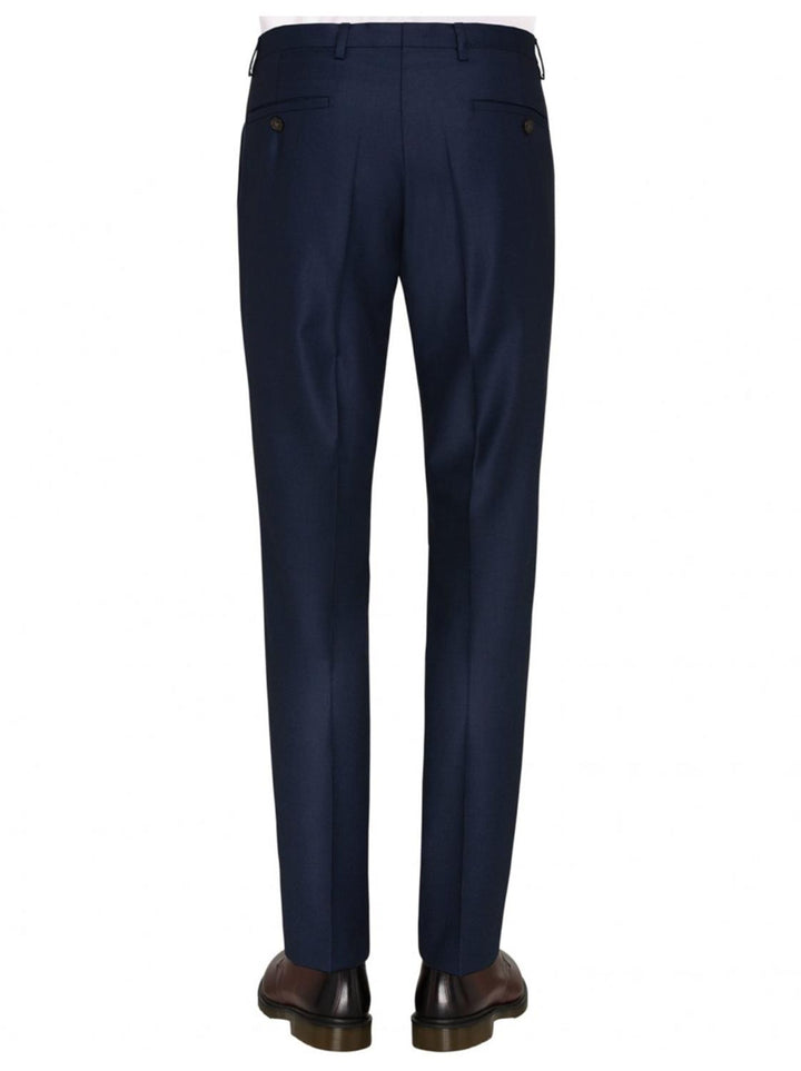 Club of Gents pantalon-100% wol-HEREN PAKKEN & COLBERTS-Blauw