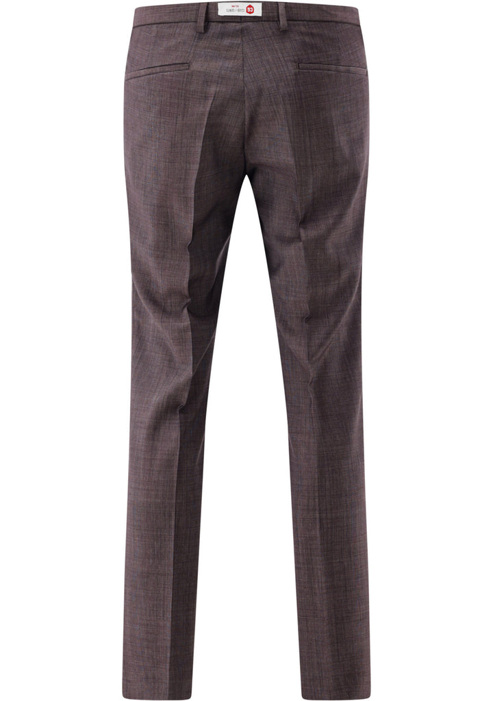 Club of Gents Pascal-ST Mix & Match Pantalon-99% wol, 1% elasthaan-HEREN PAKKEN & COLBERTS-Rood