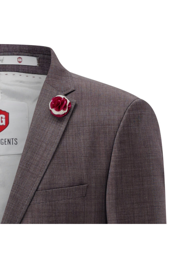 Club of Gents Patrick-ST Mix & Match Colbert-99% wol, 1 % elasthaan-HEREN PAKKEN & COLBERTS-Rood