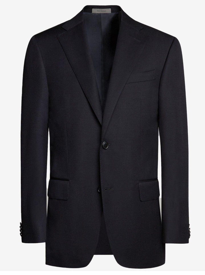 Corneliani colbert essentials-100% Wol-HEREN PAKKEN & COLBERTS-Blauw