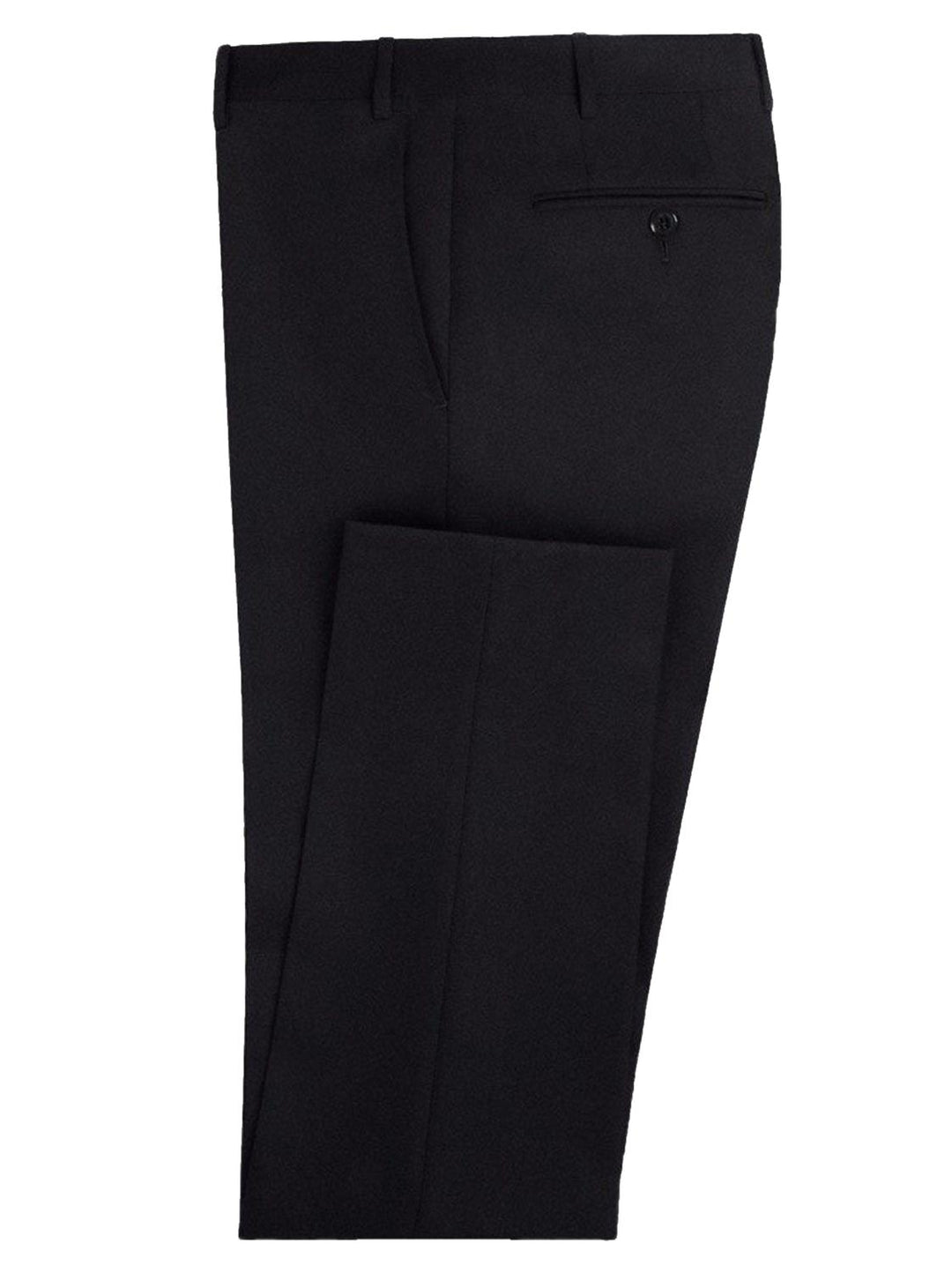 Corneliani pantalon essentials-100% Wol-HEREN PAKKEN & COLBERTS-Blauw