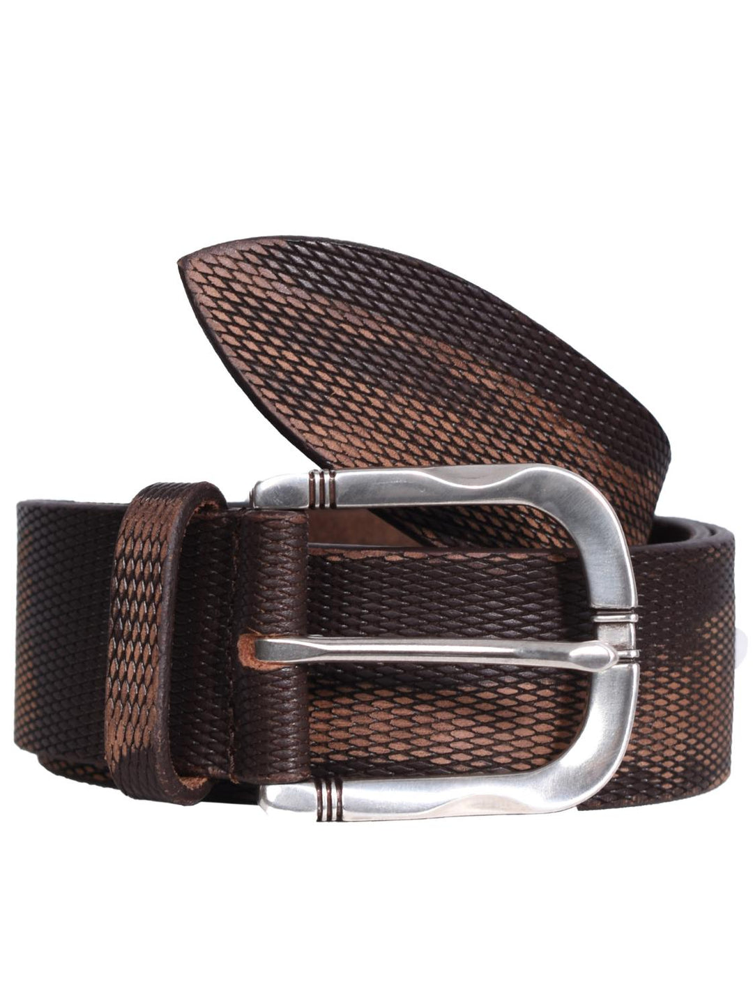 D'amico riem-Leer-HEREN SCHOENEN & RIEMEN-Bruin
