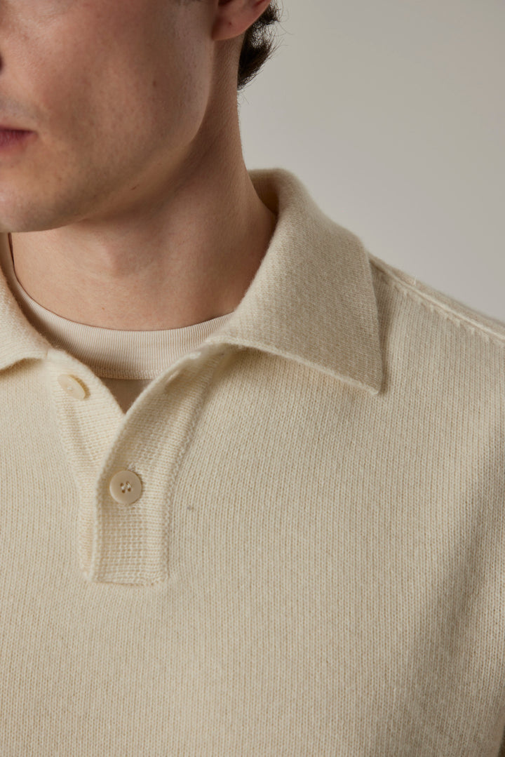 Daniele Fiesoli Merino Cashmere Polo – Room-90% merinowol, 10% cashmere-HEREN TRUIEN & VESTEN-Room