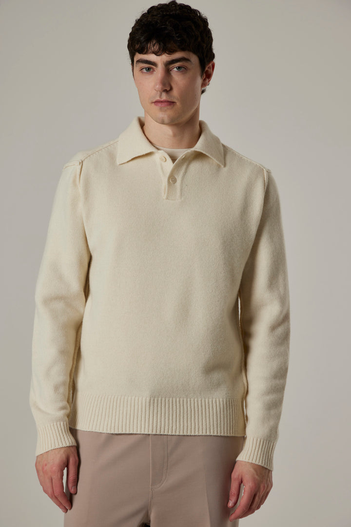 Daniele Fiesoli Merino Cashmere Polo – Room-90% merinowol, 10% cashmere-HEREN TRUIEN & VESTEN-Room