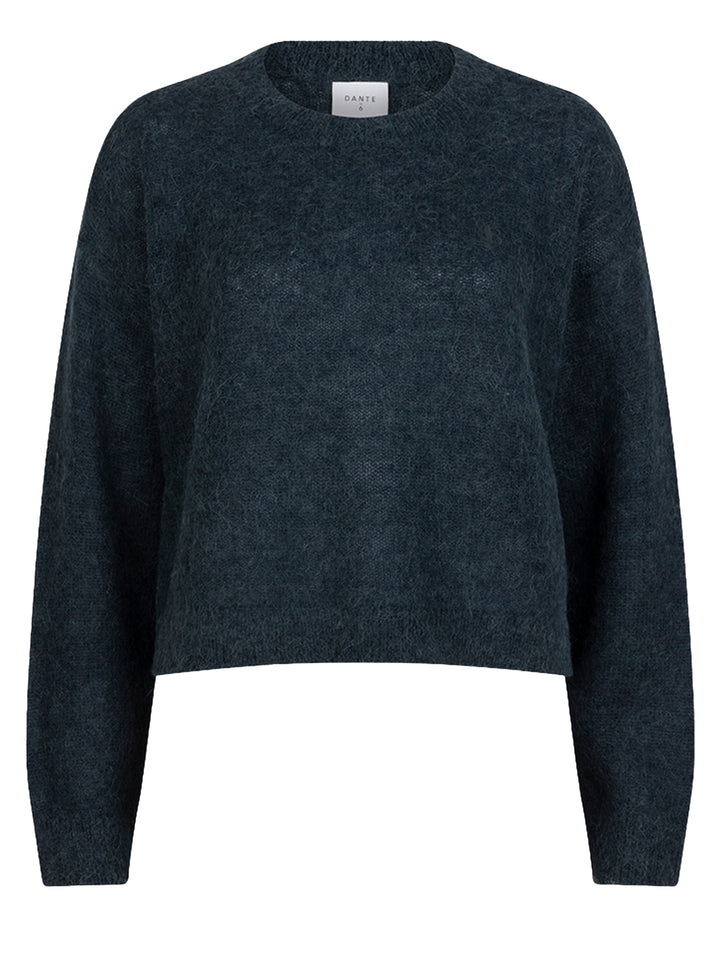 Dante 6 Ariama Crewneck Sweater – Groen-41% alpaka wol, 37% polyamide, 22% wol-DAMES TRUIEN & VESTEN-Groen