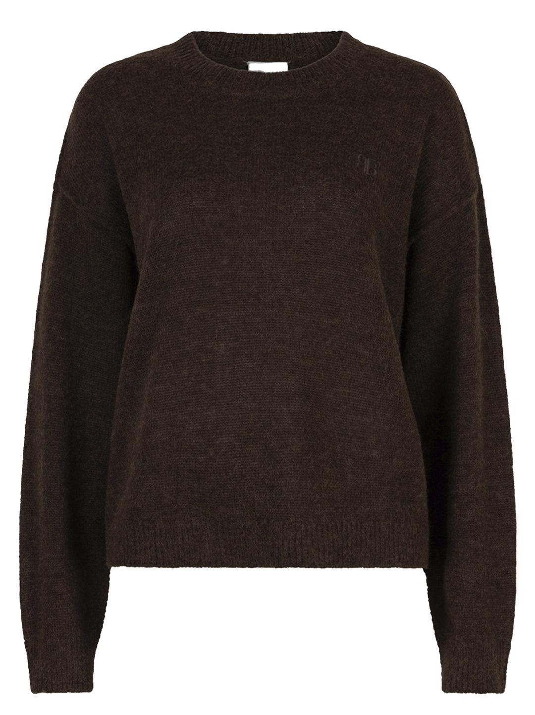 Dante 6 Ariama Crewneck Trui – Espresso Bruin-41% alpaca, 22% wol, 37% polyamide-DAMES TRUIEN & VESTEN-Bruin