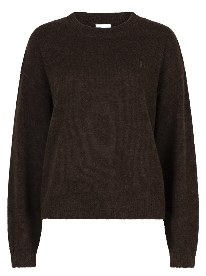 Dante 6 Ariama Crewneck Trui – Espresso Bruin-41% alpaca, 22% wol, 37% polyamide-DAMES TRUIEN & VESTEN-Bruin