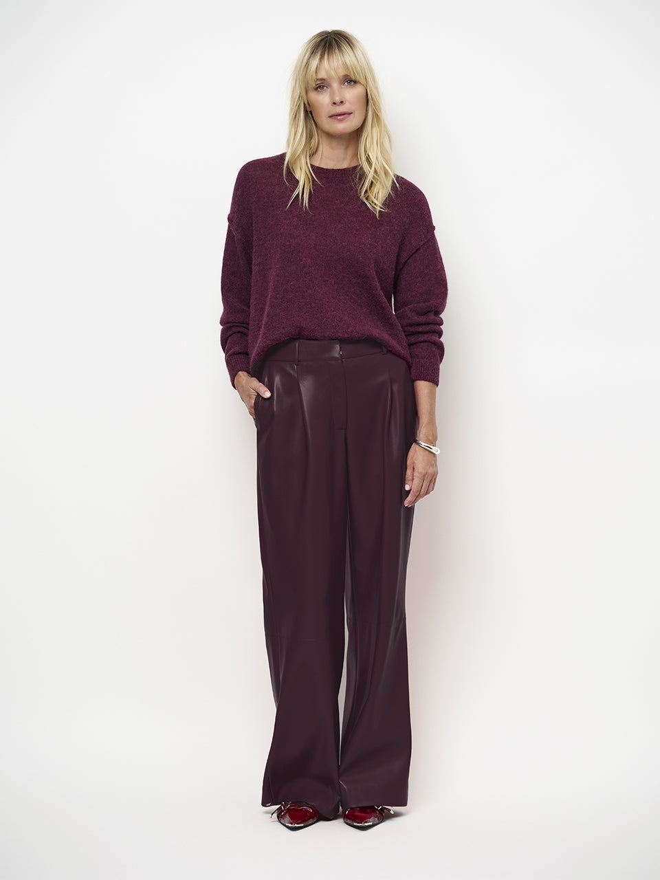 Dante 6 Ariama Trui – Rood-41% alpaca, 22% wool, 37% polyamide-DAMES TRUIEN & VESTEN-Rood