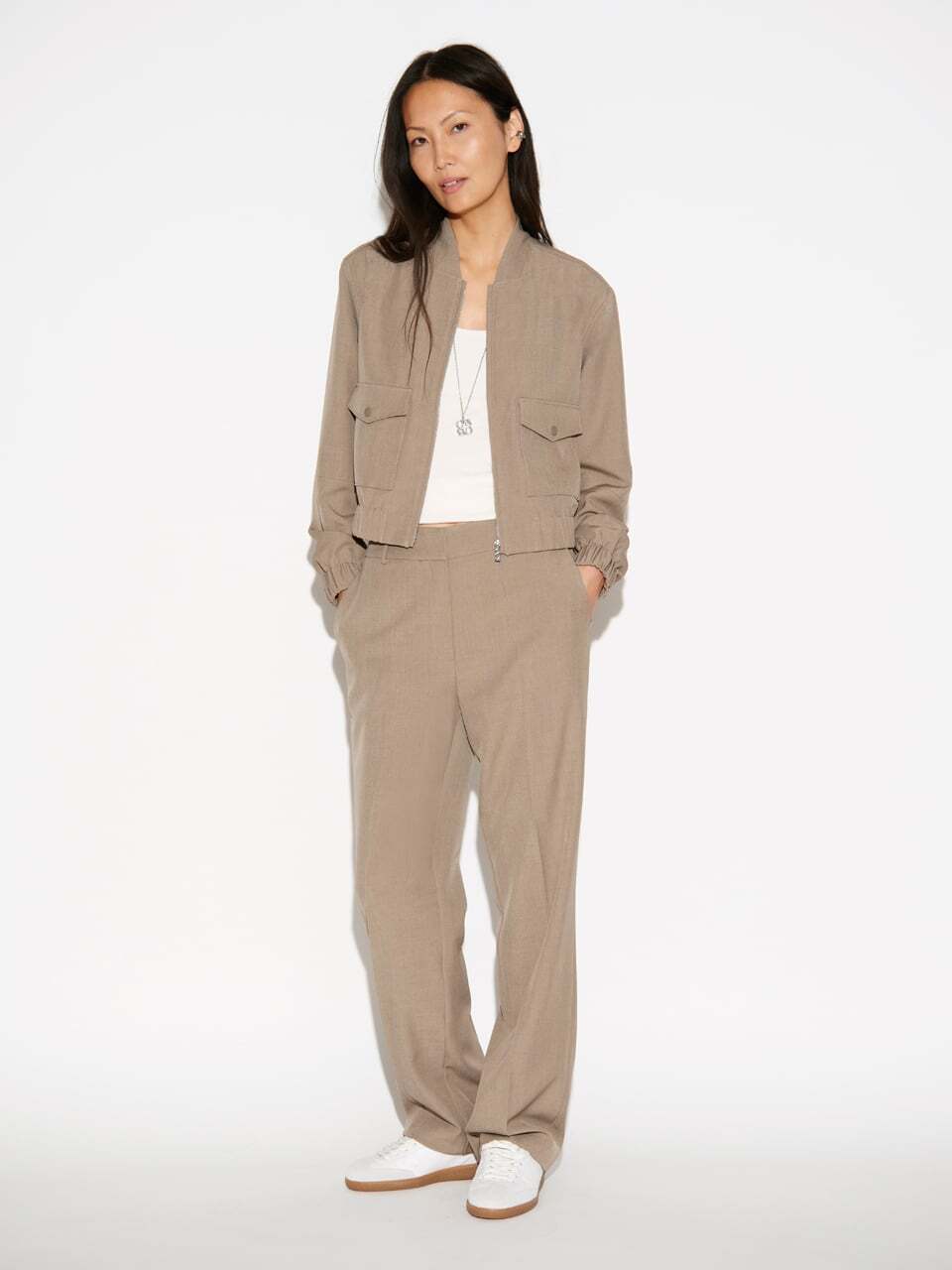 Dante 6 Aries Pantalon – Bruin-95% polyester, 5% elastaan-DAMES BROEKEN-Bruin