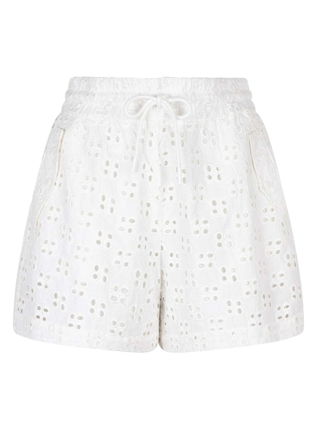 Dante 6 broderie shorts TREVA-100% katoen-DAMES BROEKEN-Wit